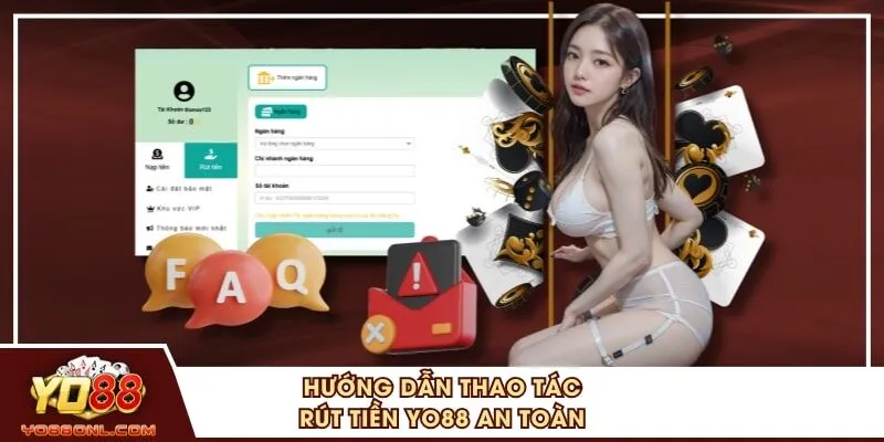 Hướng dẫn thao tác rút tiền YO88 an toàn