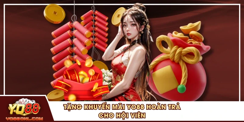 Tặng khuyến mãi YO88 hoàn trả cho hội viên